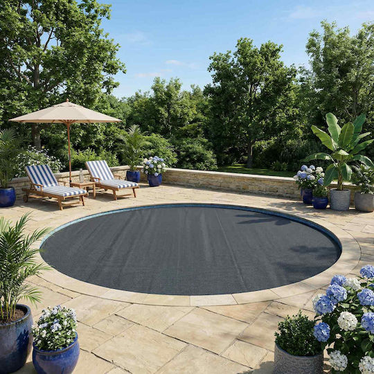 vidaXL Black Pool Cover Protective 210x210cm