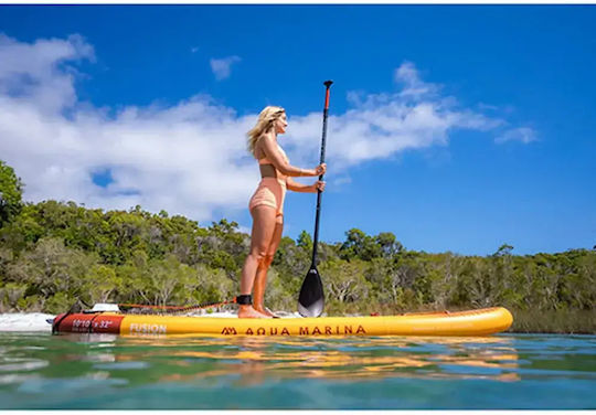 Aqua Marina Fusion & Μοτέρ Φουσκωτή Σανίδα SUP με Μήκος 3.3m Πορτοκαλί