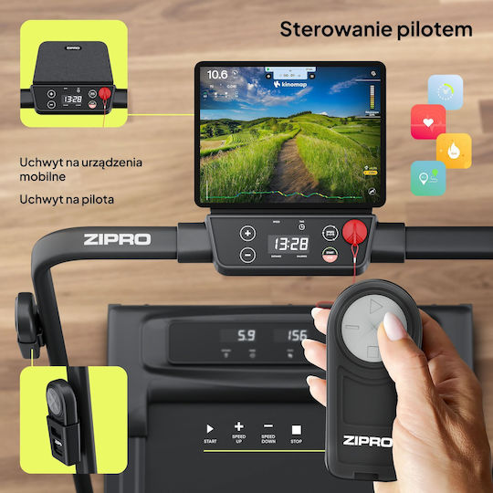 Zipro Newlite Elektrischer Faltbarer Laufband Für Fitness