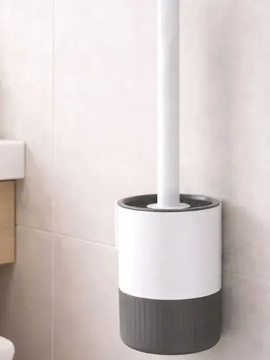 Verk Group Perie de Toaletă din Plastic pentru Baie Albă
