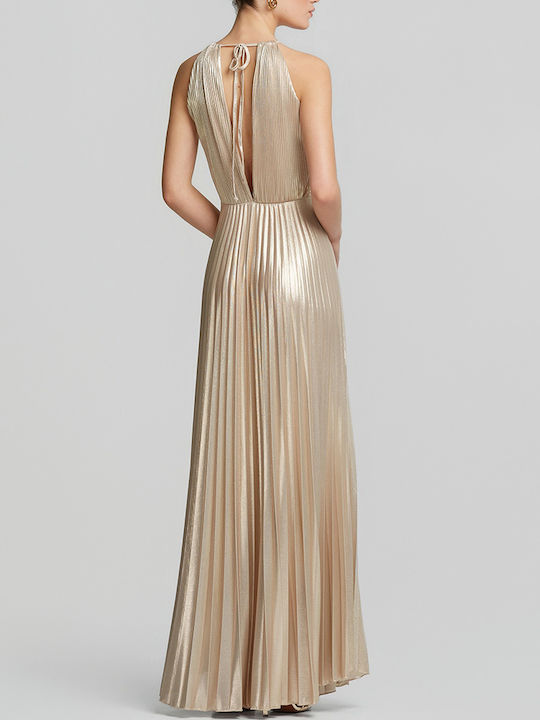 Maxi Damenkleid für Hochzeit - Taufe Gold
