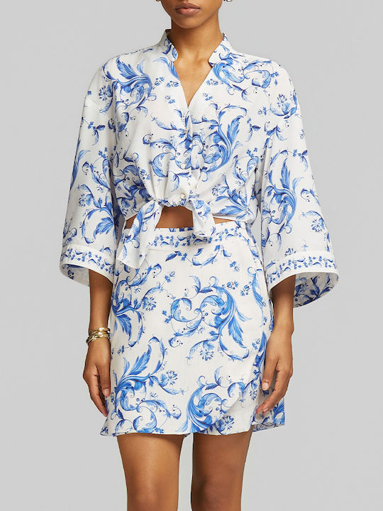 Long Sleeve Women's Shirt Blue
