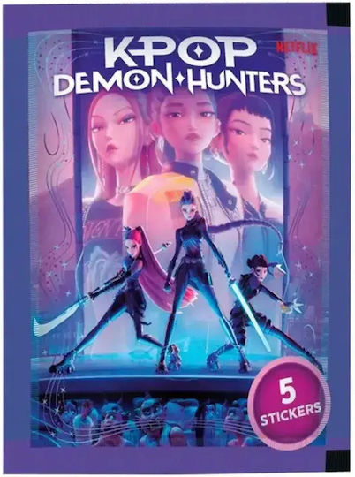 K Pop Demon Hunters Αυτοκόλλητα Φακελάκι 5 Stickers