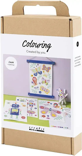 Creative Craft Kit Colouring Butterfly Robot Happy Colours 977812 Toys