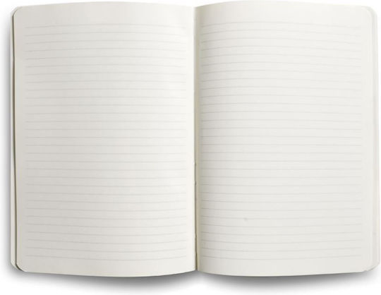 The Writing Fields 2100015 Notebook 192 Sheets A5 Ruled with Elastic Red