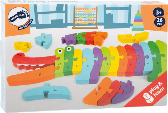 Wooden Kids Puzzle Krokodil Abc 27pcs Small Foot