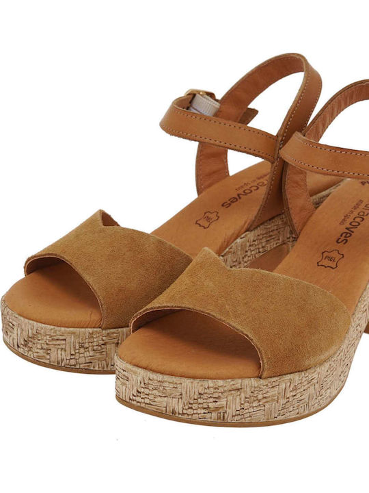 Sandale Din Piele Tabac Maro