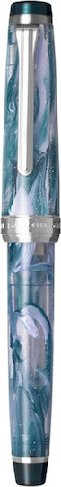Sailor Sailor Füllfederhalter Blau mit Lila Tintenfarbe