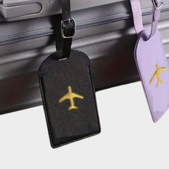 My Choice Light Blue Luggage Label