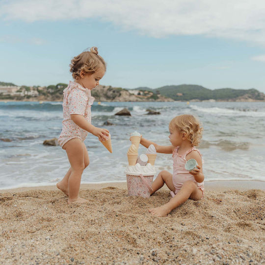 Little Dutch Beach Bucket Set Ice Cream Dreamy Mermaid Pink