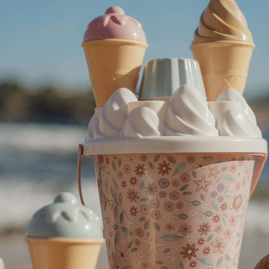 Little Dutch Beach Bucket Set Ice Cream Dreamy Mermaid Pink
