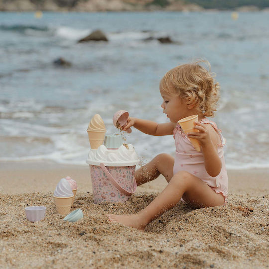 Little Dutch Beach Bucket Set Ice Cream Dreamy Mermaid Pink