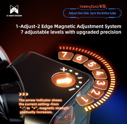 Qiyi X-man Tornado Μαγνητικός Κύβος Ταχύτητας 3x3