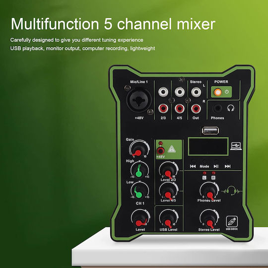 WVNGR CMiK WG-3USB Analog Console 4 Channels / 1 XLR Input & Bluetooth