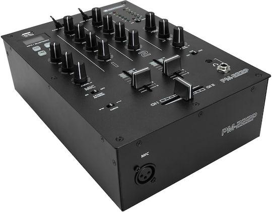 Omnitronic PM-222P PM-222P Ψηφιακός Μίκτης 2 Καναλιών / 1 Εισόδο XLR & Bluetooth
