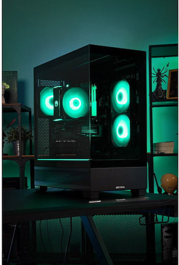 Actina Gaming Desktop PC (Ryzen 7-8700F/32GB DDR5/1.0TB SSD/Radeon RX 9070/W11 Home)