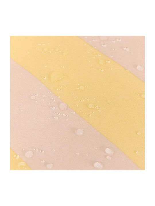 Bean Bag Stool Waterproof Yellow And Pink Stripes