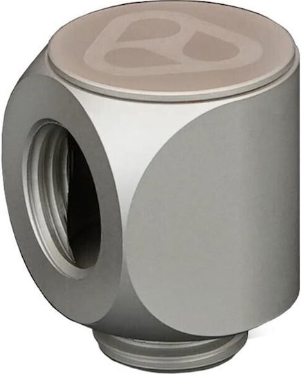 Thermal Grizzly Grizzly Deltamate Rotary Fitting 90° Nickel Silver