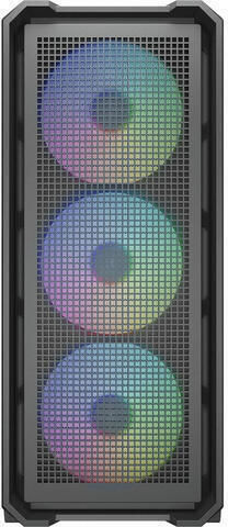 Cougar MX600 Air Gaming Midi Tower Кутия За Компютър Със Страничен Прозорец И RGB Осветление Черна