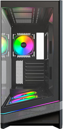Montech Sky 3 Gaming Middle Tower Carcasă PC cu Fereastră Laterală Neagră