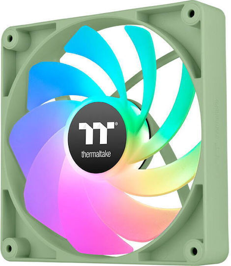 Thermaltake CT140 Reverse Blade Case Fan με ARGB Φωτισμό και Σύνδεση 4-Pin PWM 2τμχ Matcha Green