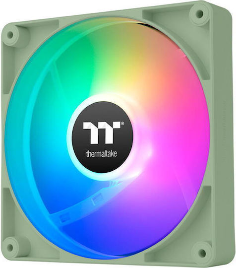 Thermaltake CT140 Reverse Blade Case Fan με ARGB Φωτισμό και Σύνδεση 4-Pin PWM 2τμχ Matcha Green
