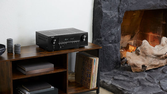 Denon AVC-S670H Home Cinema Receiver 4K/8K 5.2 Channels 75W/8Ω 150W/6Ω with HDR and Dolby Atmos Black