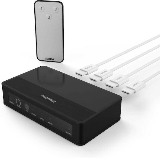 HAMA 4k-HDMI 3x1 HDMI Switch 00121770