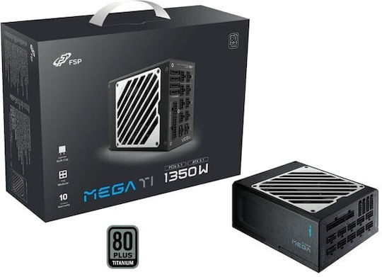 FSP/Fortron 1350W Black Computer Power Supply Full Modular 80 Plus Titanium (PPA13F0201)