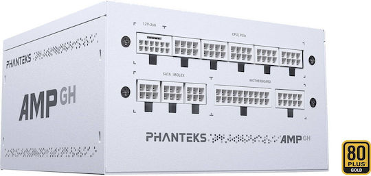 Phanteks 750W Λευκό Τροφοδοτικό Υπολογιστή Full Modular 80 Plus Gold (PH-P750GH_WT01_EU)