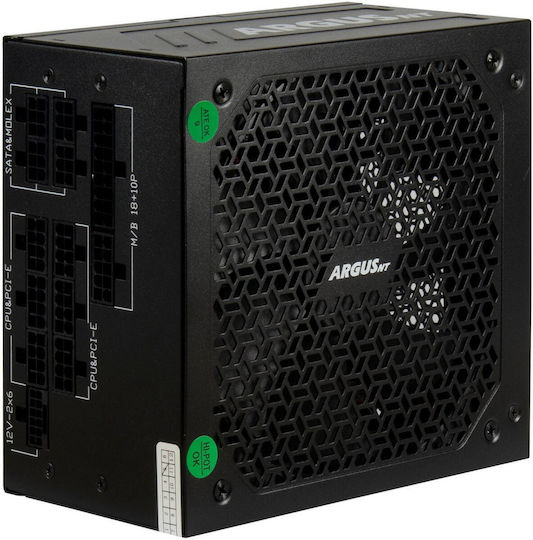 Inter-Tech ArgusNT HA-1300BA3 1300W Sursă de Alimentare Neagră Full Modular 80 Plus Platinum