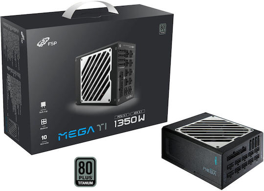 FSP/Fortron 1350W Black Computer Power Supply Full Modular 80 Plus Titanium (PPA13F0201)