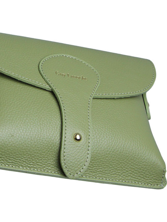 Leather Women's Crossbody Bag Green