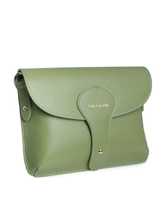 Leather Women's Crossbody Bag Green