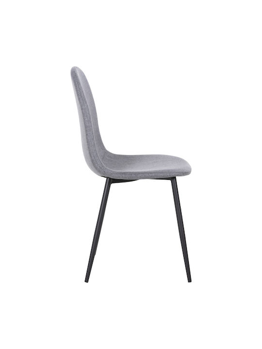 Leonardo Scaun Sala De Mese Cu Material Textil Gri 42x49x84cm