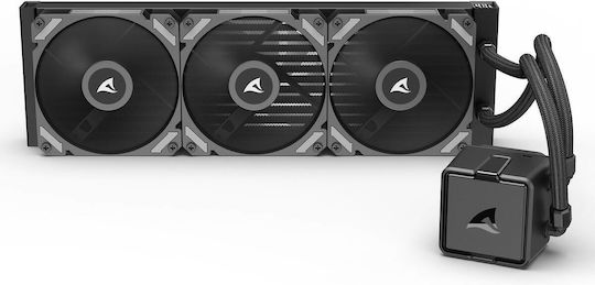 Sharkoon S40 Răcire cu lichid AIO CPU cu 3 ventilatoare de 120mm