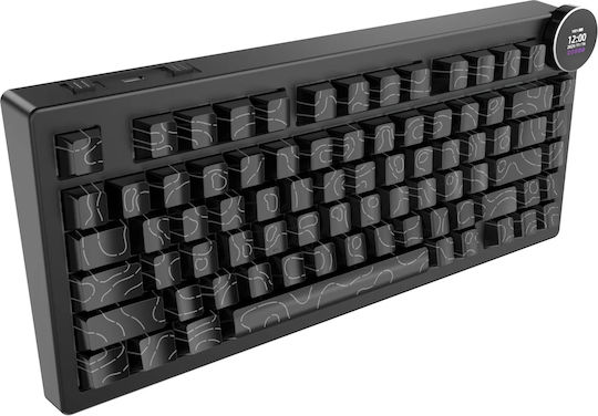 Ajazz AK820 V2 Pro Ασύρματο Gaming Πληκτρολόγιο 75% με RGB φωτισμό (Αγγλικό US)