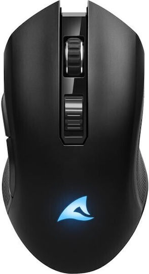 Sharkoon SKILLER SGM30W Drahtlos RGB Gaming Gaming Maus 6000 DPI Schwarz