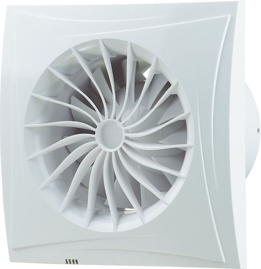 Sileo125 Wandventilator 100mm Weiß