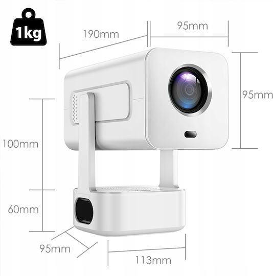 Zenwire Mini Projector LCD HD LED Lamp with Wi-Fi IMC360