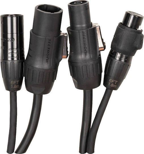 Accu-Cable Cable XLR male - Μαύρο 1.5m