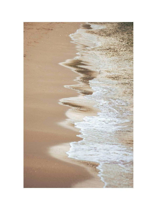 Πίνακας Waves On Sandy Beach Κύματα Στην Αμμώδη Παραλία 80x120