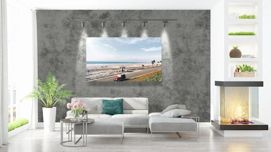 Painting Beachside Road Red Car Seaside Road Red Car 65x40