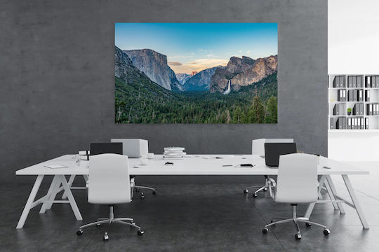 iLovePrints Scenic Mountain Landscape Gemälde 150x100