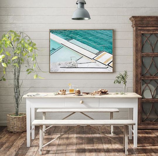 Панел Modern Pool Overlooking Sea Модерна Плувна Бассейн С Гледка Към Морето 120x80