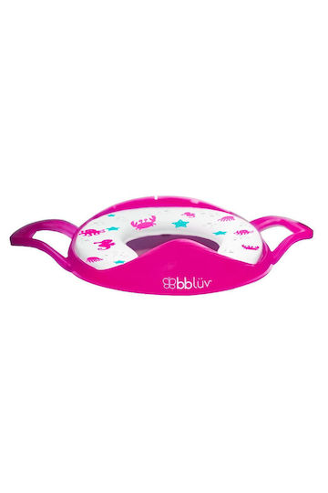 Bbluv Toddler Toilet Seat Poti Fuchsia with Handles and Cushion