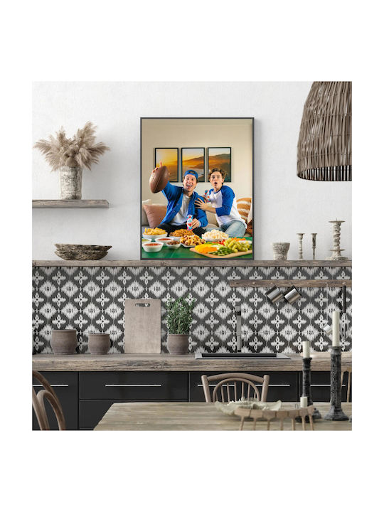 Πίνακας Football Game Snack Time Παιχνίδι Ποδοσφαίρου Ώρα Σνακ 70x100