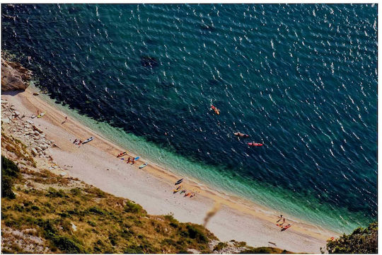 Πίνακας Kayaking At Sea Shore Καγιάκ Στην Ακτή Θάλασσας 120x80
