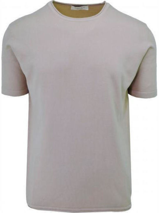 Short Sleeve Beige Blouse