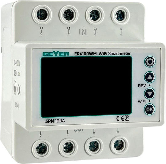Geyer Energy Analyzer Electric Panel Rail ER4100WM